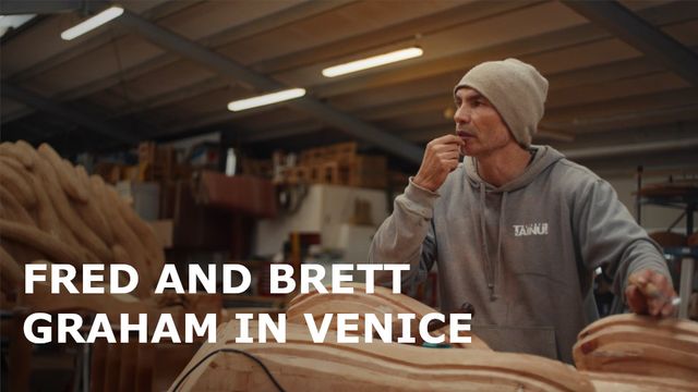 Fred and Brett Graham in Venice
