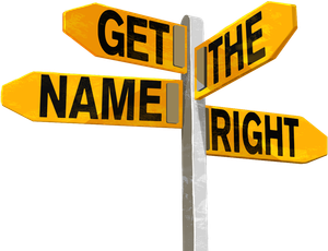 Get The Name Right