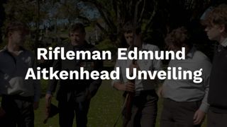 Rifleman Edmund Aitkenhead Unveiling
